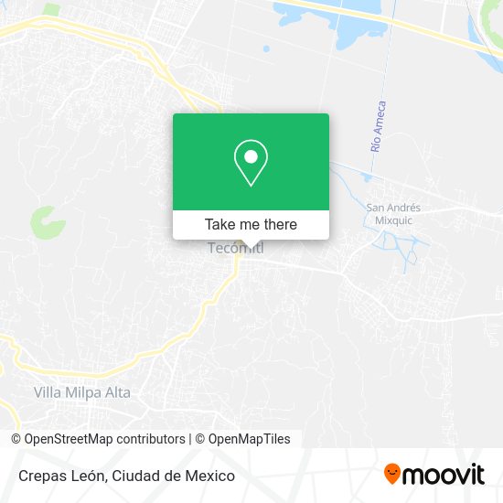 Mapa de Crepas León