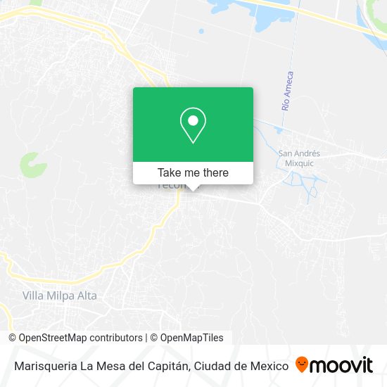 Marisqueria La Mesa del Capitán map