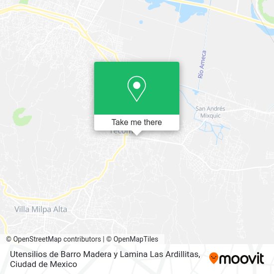 Utensilios de Barro Madera y Lamina Las Ardillitas map