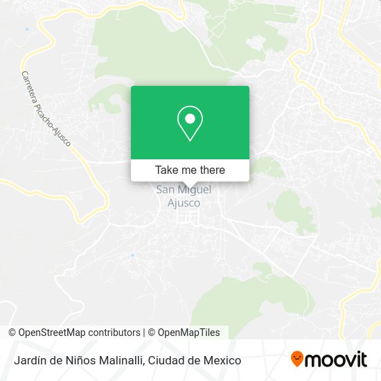 Mapa de Jardín de Niños Malinalli