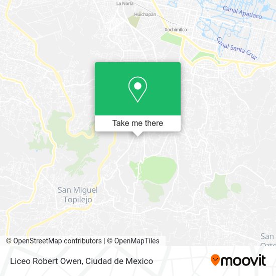Mapa de Liceo Robert Owen