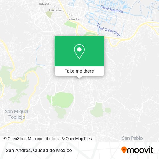 San Andrés map