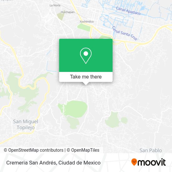 Cremeria San Andrés map