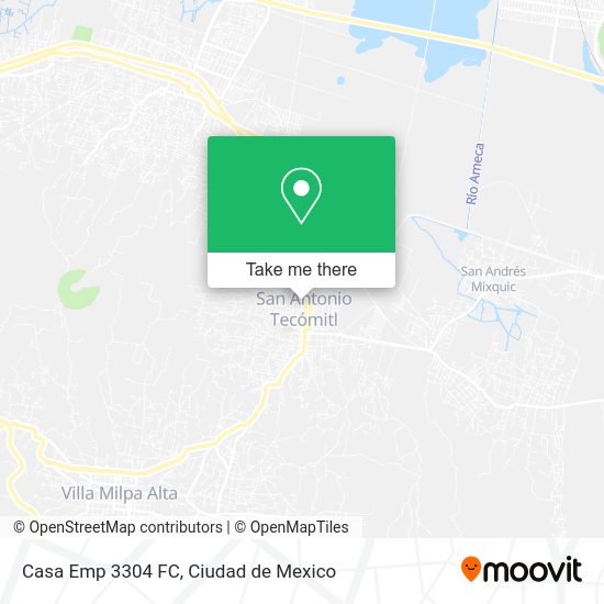 Casa Emp 3304 FC map