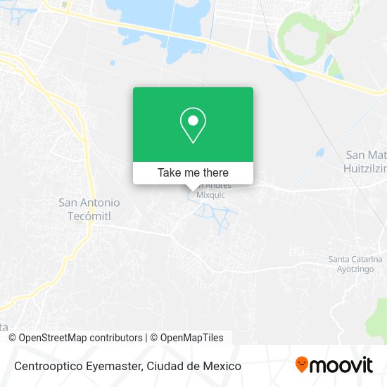 Mapa de Centrooptico Eyemaster