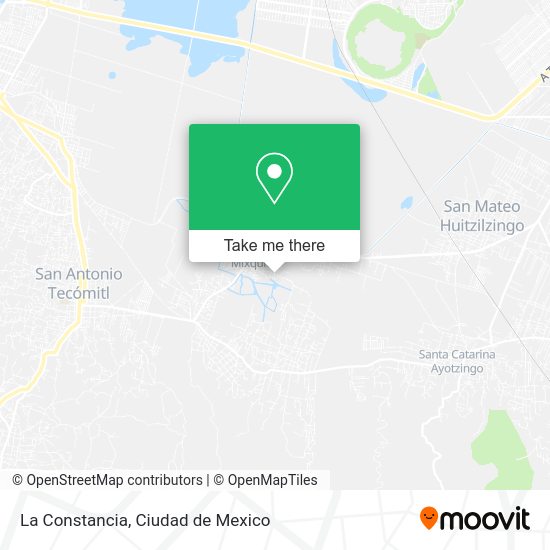 Mapa de La Constancia