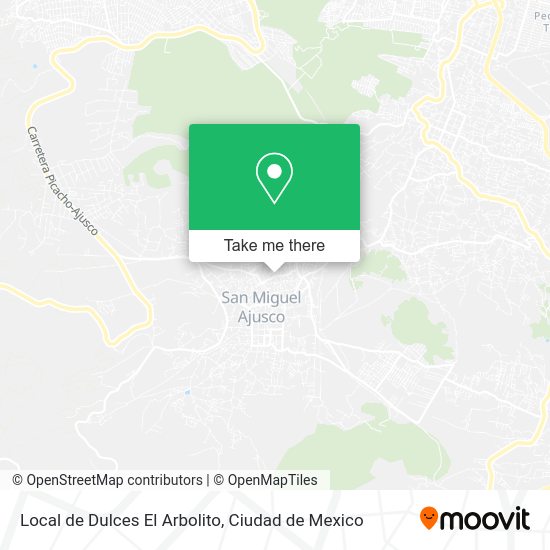 Local de Dulces El Arbolito map