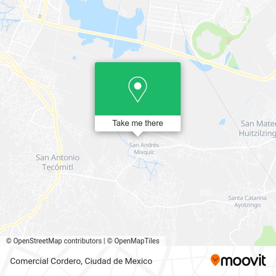 Comercial Cordero map