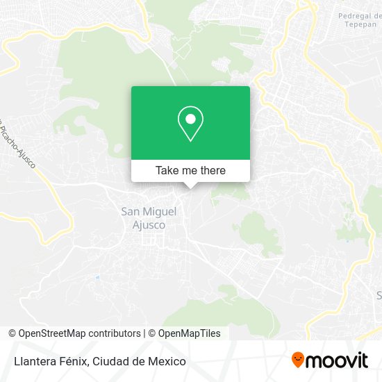 Mapa de Llantera Fénix