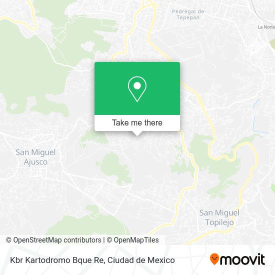 Mapa de Kbr Kartodromo Bque Re