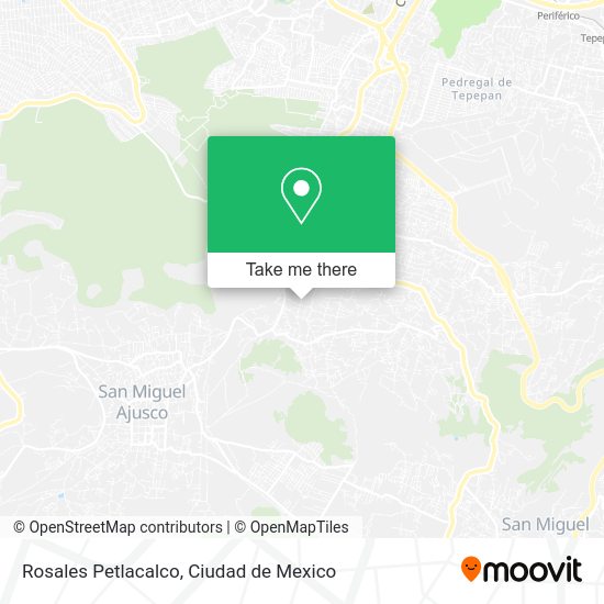 Mapa de Rosales Petlacalco