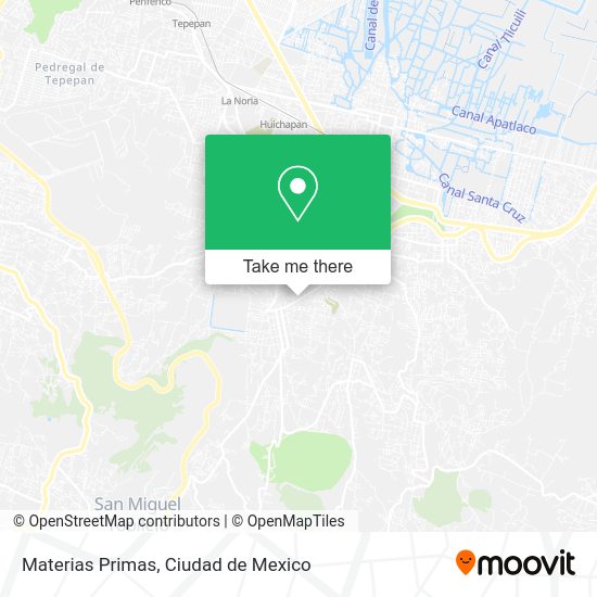 Mapa de Materias Primas