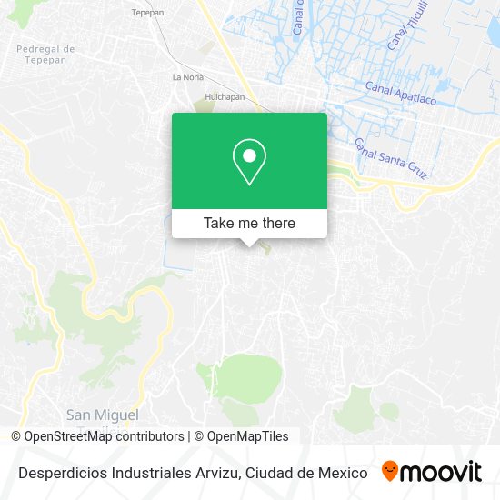 Desperdicios Industriales Arvizu map