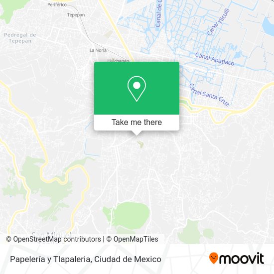 Papelería y Tlapaleria map