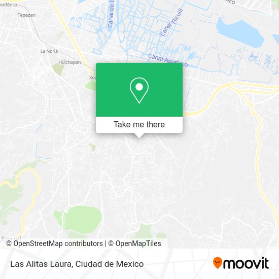 Mapa de Las Alitas Laura