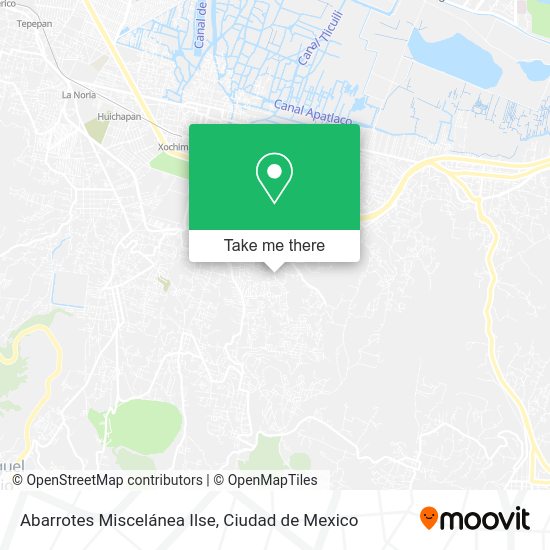 Mapa de Abarrotes Miscelánea Ilse