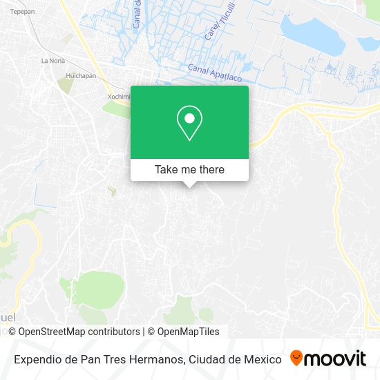 Mapa de Expendio de Pan Tres Hermanos