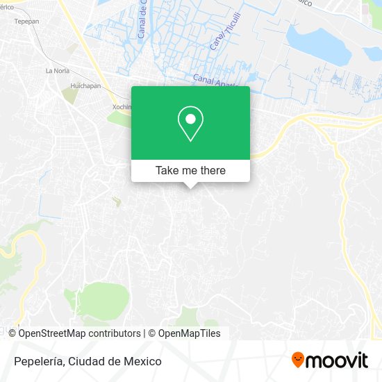 Pepelería map