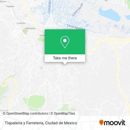 Mapa de Tlapaleria y Ferretería