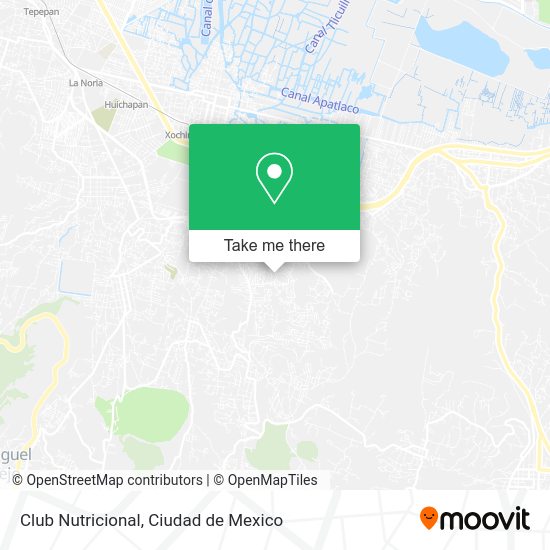 Club Nutricional map
