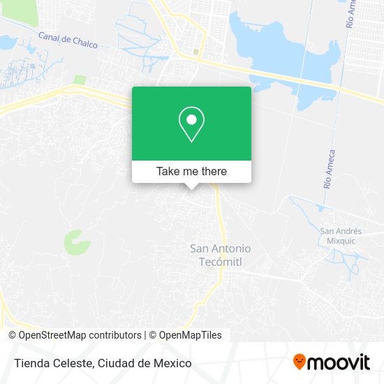 Tienda Celeste map