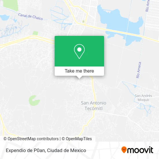 Expendio de P0an map