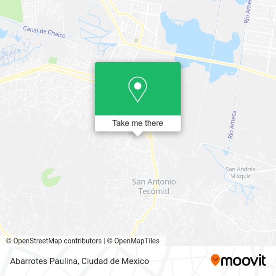 Mapa de Abarrotes Paulina