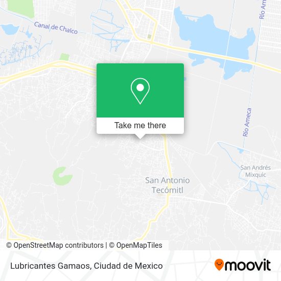 Lubricantes Gamaos map