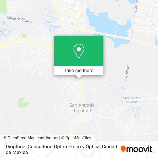 Mapa de Dioptrice: Consultorio Optométrico y Óptica