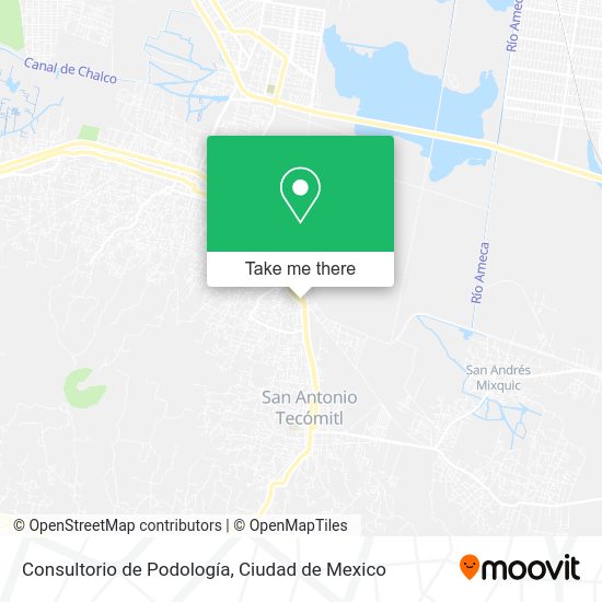 Consultorio de Podología map