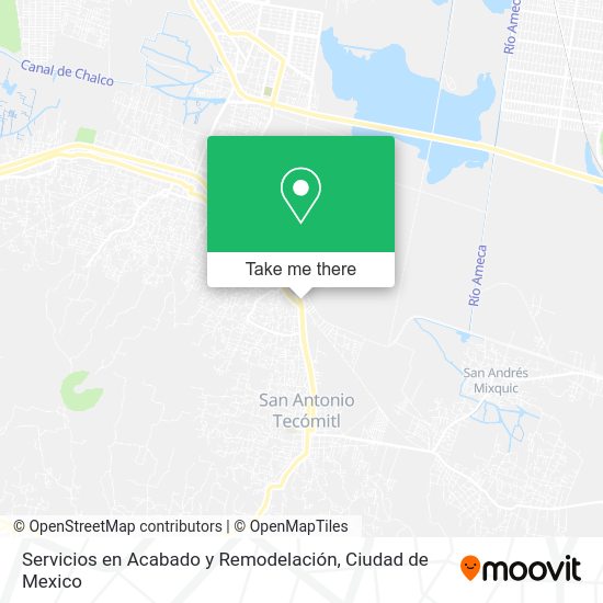 Mapa de Servicios en Acabado y Remodelación