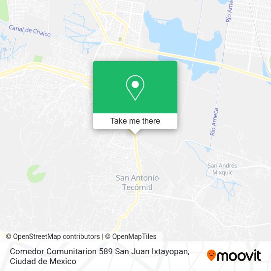 Comedor Comunitarion 589 San Juan Ixtayopan map