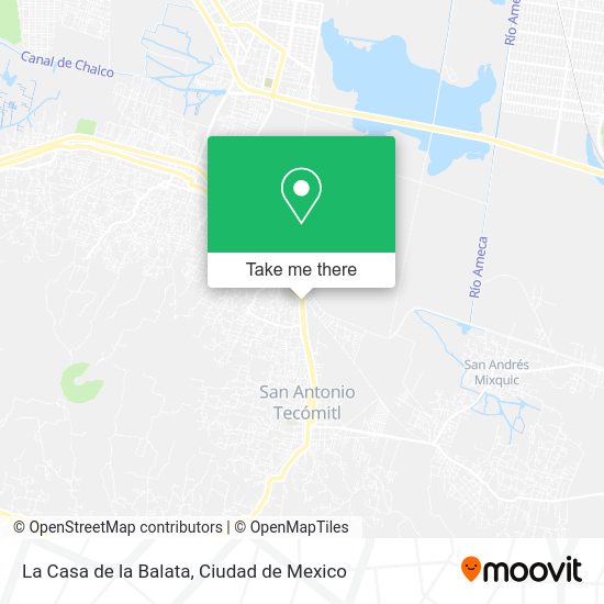 La Casa de la Balata map
