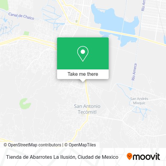 Tienda de Abarrotes La Ilusión map