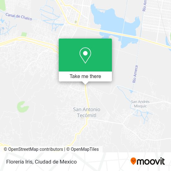 Florería Iris map