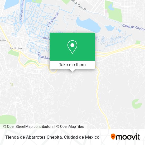 Mapa de Tienda de Abarrotes Chepita
