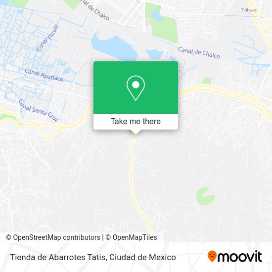 Mapa de Tienda de Abarrotes Tatis