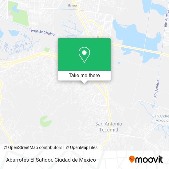 Mapa de Abarrotes El Sutidor