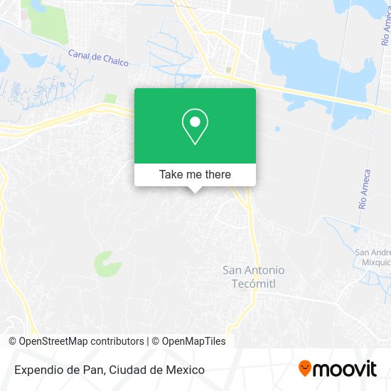 Expendio de Pan map