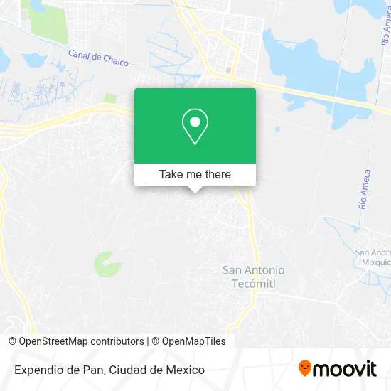 Expendio de Pan map