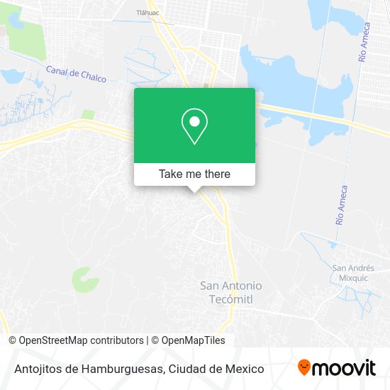 Antojitos de Hamburguesas map