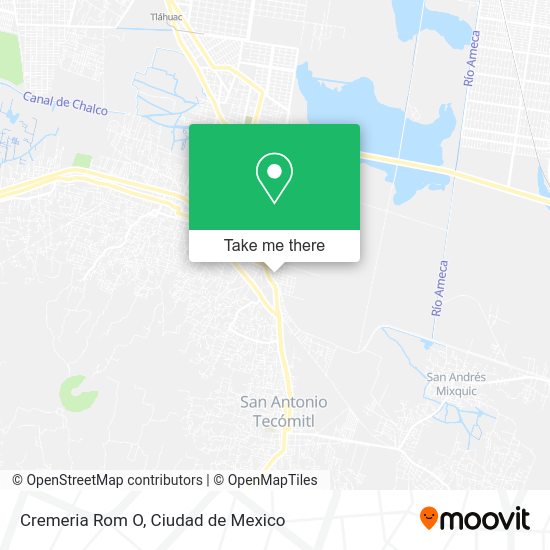 Cremeria Rom O map