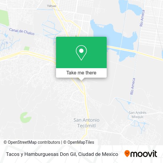 Tacos y Hamburguesas Don Gil map