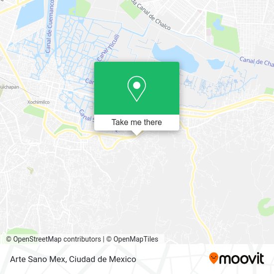 Arte Sano Mex map