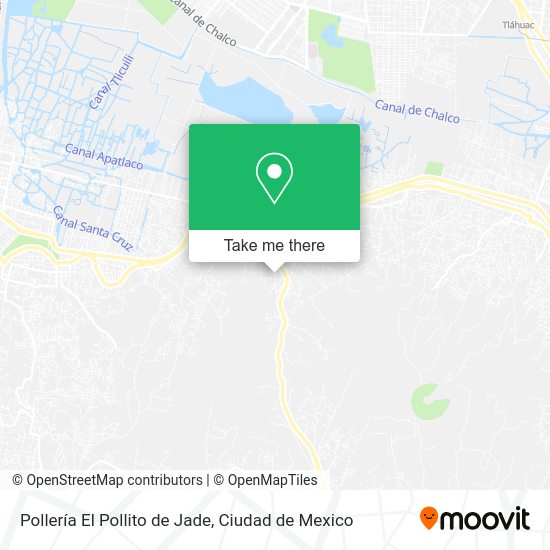 Pollería El Pollito de Jade map