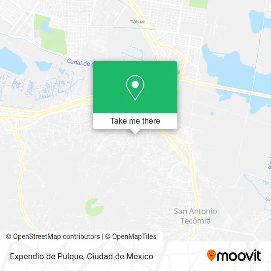 Expendio de Pulque map