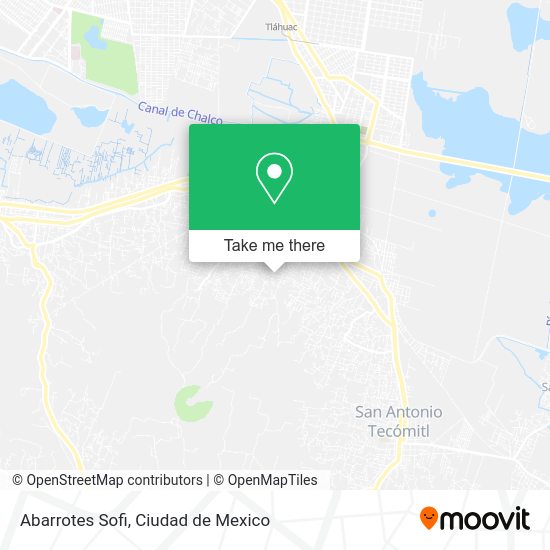 Abarrotes Sofi map