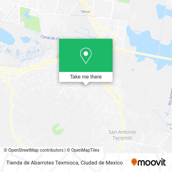 Tienda de Abarrotes Texmioca map
