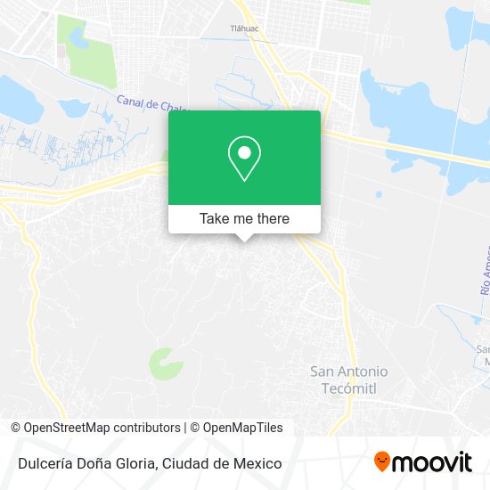 Dulcería Doña Gloria map