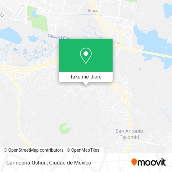 Mapa de Carnicería Oshun